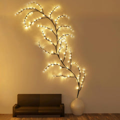 7.55 ft 144 LED USB Flexible Branch Wall Lights Indoor Decor for