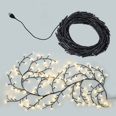 7.55 ft 144 LED USB Flexible Branch Wall Lights Indoor Decor for