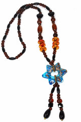 Star Pendant Gypsy Style Shimmer Necklace - Horizon Bliss