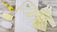 Bambini Hooded Towel, Bath Mittens and Robe - Horizon Bliss