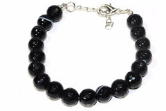 Black Agate Yoga Bracelet - Horizon Bliss