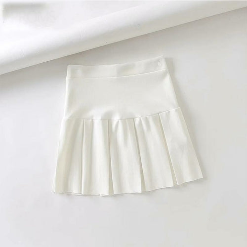 Candy Color Pleated Short Mini Skirts - Horizon Bliss