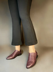 Annie Burgundy Dress Loafer - Horizon Bliss