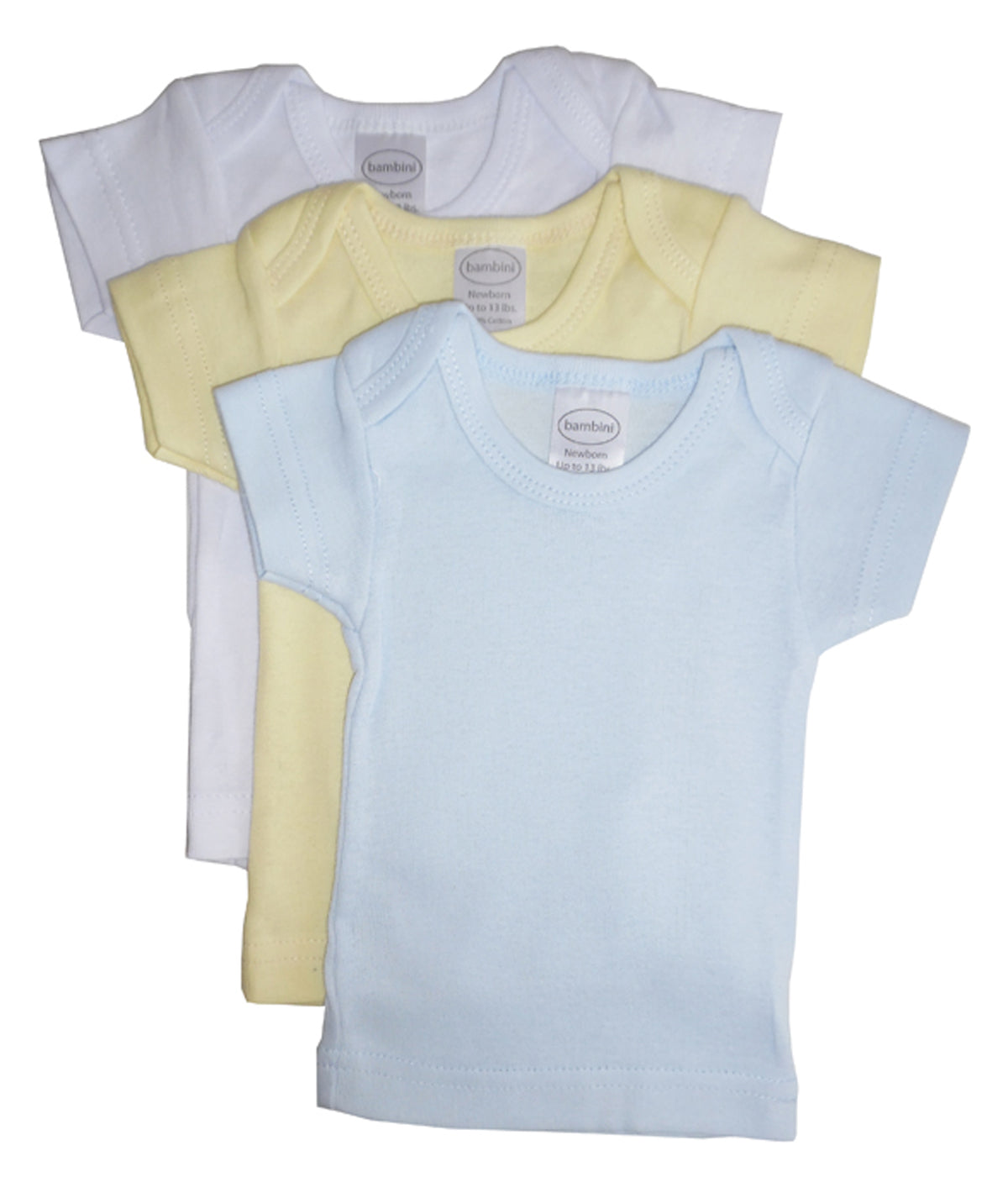 Boys Pastel Variety Short Sleeve Lap T-shirts - 3 - Horizon Bliss