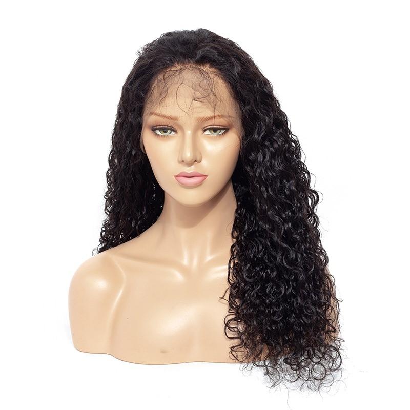 13x4 HD Transparent Lace Frontal Water Wave Human Hair Wigs 200% Densi - Horizon Bliss