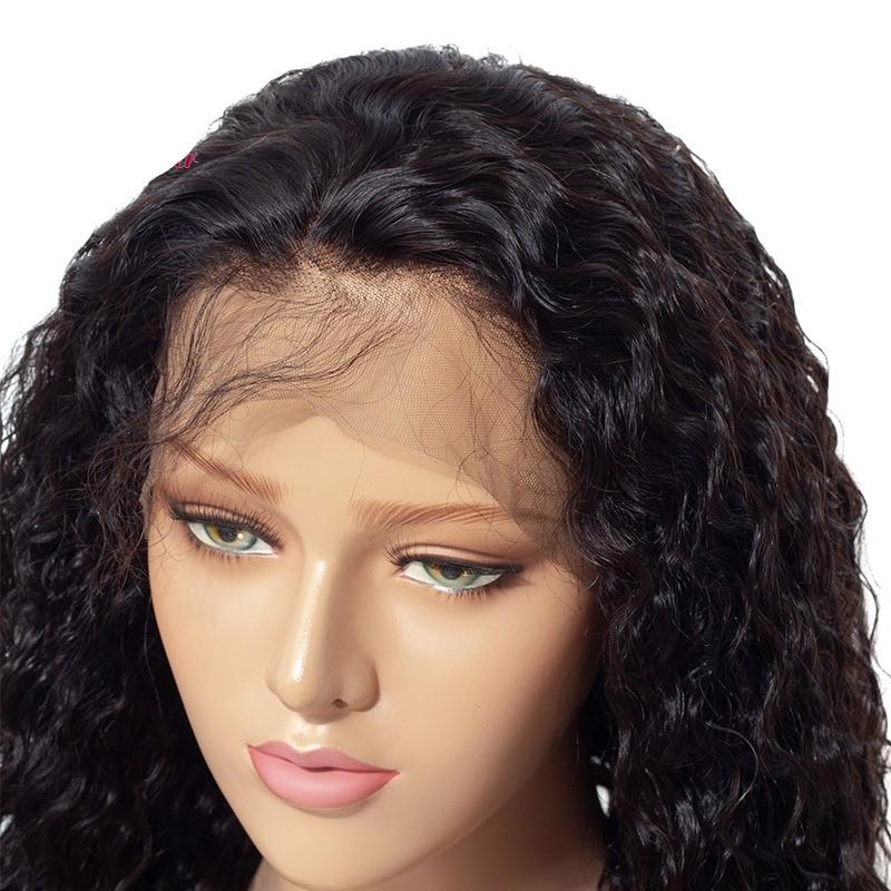 13x4 HD Transparent Lace Frontal Water Wave Human Hair Wigs 200% Densi - Horizon Bliss