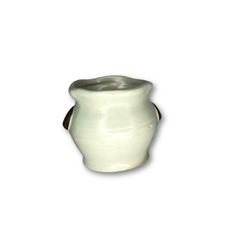 White Pot with Handles