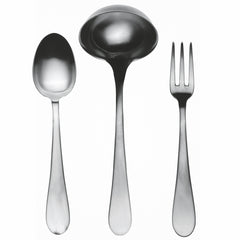 3 Pcs Serving Set (Fork Spoon and Ladle) NATURA ICE - Horizon Bliss