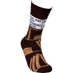 These Are My Reading Socks | Unisex Book Lover Socks - Horizon Bliss