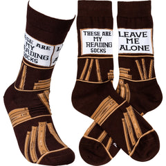 These Are My Reading Socks | Unisex Book Lover Socks - Horizon Bliss