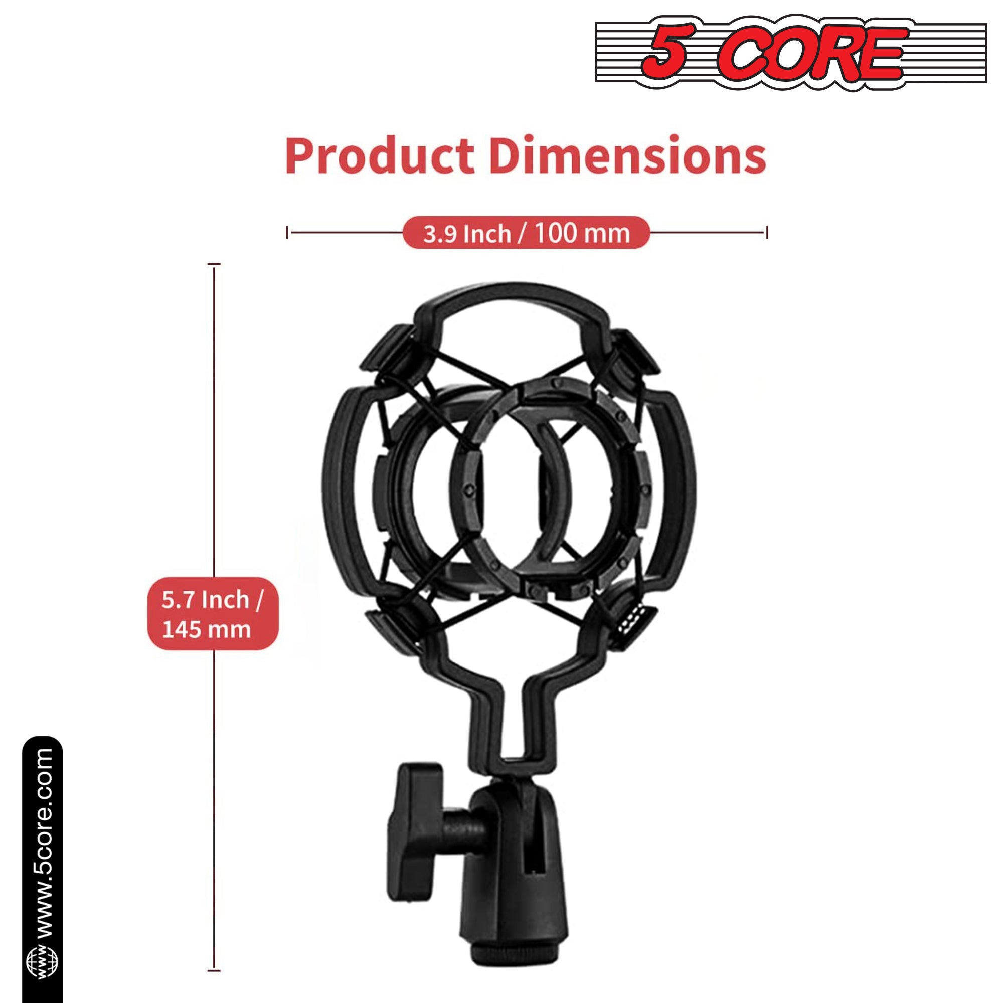 5Core Recording Microphone Podcast Bundle  Professional Condenser