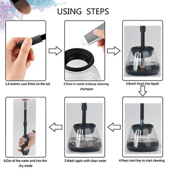 Professional Electric Auto Make Up Brushes Washing Tool - Horizon Bliss