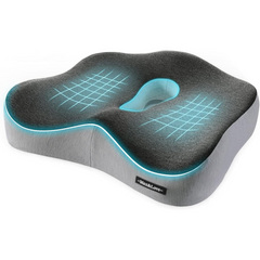 Memory Foam Seat Chair Cushion for Relieves Back Sciatica Pain Tailbone Pain Coccyx Degenerating Disc Orthopedic Osteoarthritis Prostate Cushion Low Back Pain Cushion Hip Shaping (Mixed Colors) - Horizon Bliss