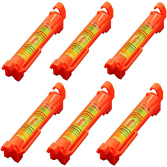 6x Hanging Bubble Line Level Tool Construction String Level Thread Level Small Horizontal Rope Bubble Spirit Levels for Leveling Ground, Brick Working, Building Trades, Surveying, Engineering - Horizon Bliss