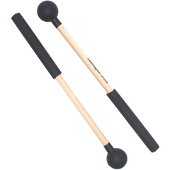 1 Pair Tongue Drum Mallets with Bracket Handpan Drum Sticks Rubber Mallet Percussion Instrument Accessory (Type A) - Horizon Bliss