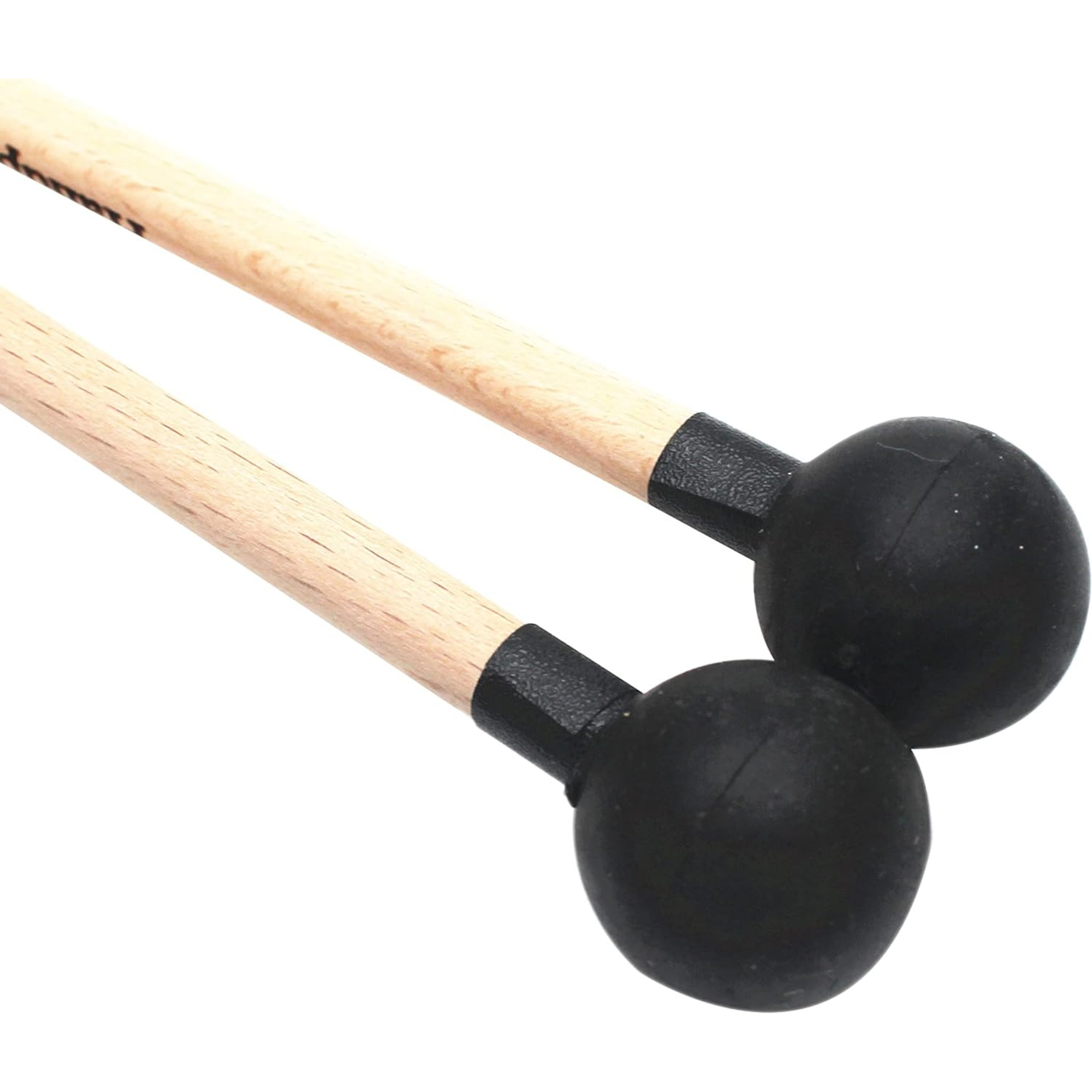 1 Pair Tongue Drum Mallets with Bracket Handpan Drum Sticks Rubber Mallet Percussion Instrument Accessory (Type A) - Horizon Bliss