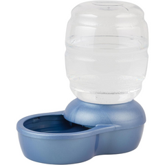 Replendish Gravity Waterer Cat and Dog Water Dispenser 0.5 GAL, Blue, Made in USA - Horizon Bliss