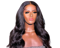 180% Density Full 4x4 Closure Wig Transparent Lace Front Body Wave Hum - Horizon Bliss