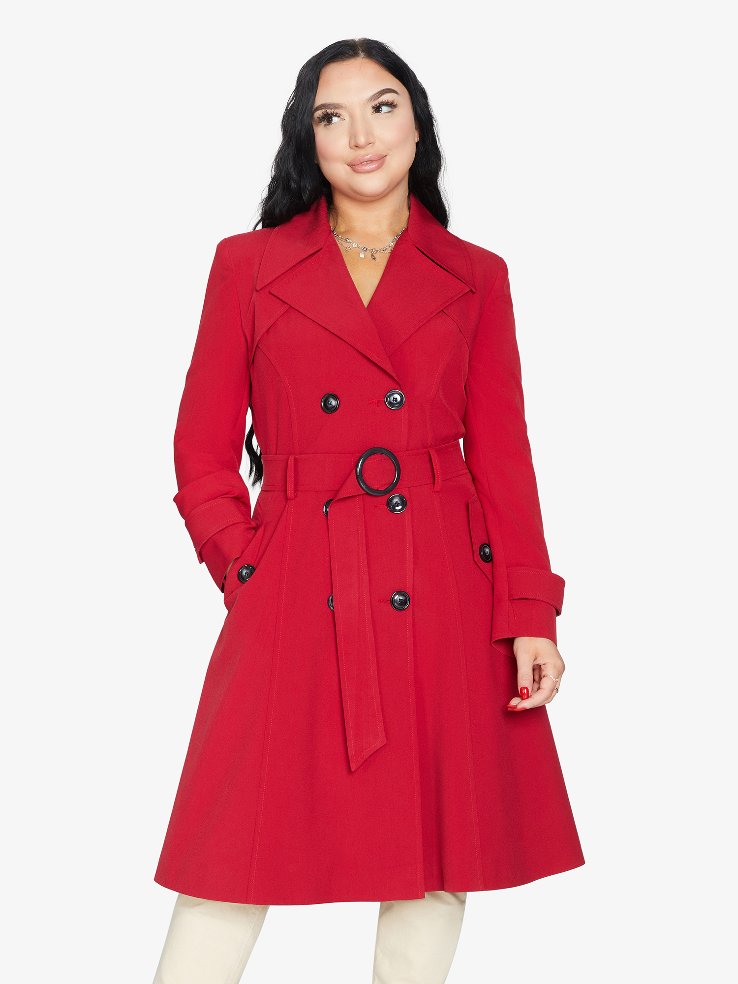 Spring/Summer Double Breasted Trench Mac Coat (1201-SP) - Horizon Bliss