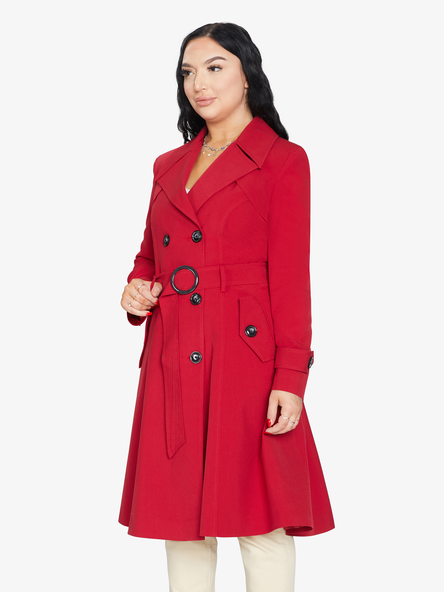 Spring/Summer Double Breasted Trench Mac Coat (1201-SP) - Horizon Bliss