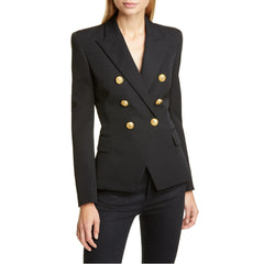 Short Double-Breasted Suit Jacket - Horizon Bliss