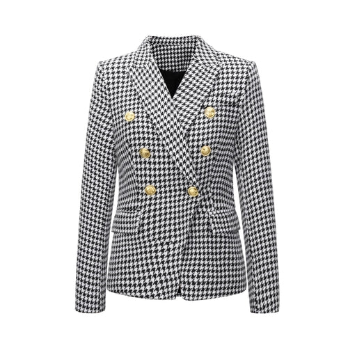 Short Double-Breasted Suit Jacket - Horizon Bliss