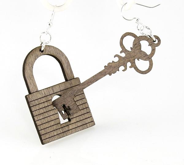 Lock and Key Earrings # 1356 - Horizon Bliss