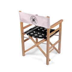 Duality Home, Pink & Black Mudcloth, Outdoor, Director's Chair - Horizon Bliss