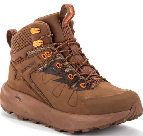 ROCKROOSTER Farmington Brown 6 Inch Waterproof Hiking Boots with - Horizon Bliss