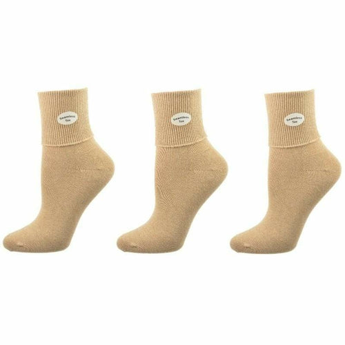 Classic Ribbed Single Cuff Pima Cotton 3 Pairs School Uniform Socks - Horizon Bliss