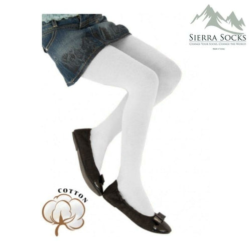 Combed Cotton Tights - Horizon Bliss