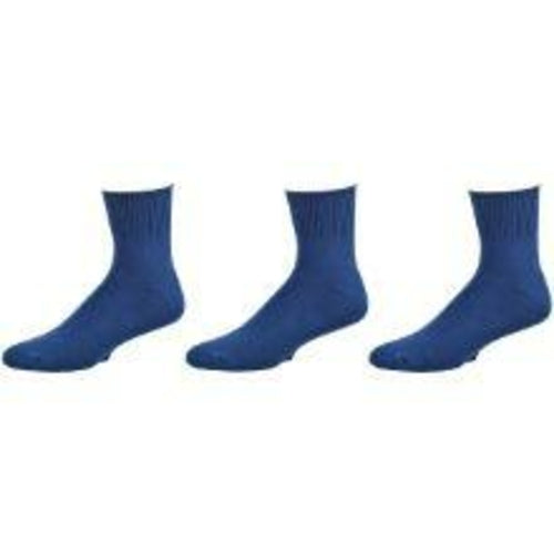 Diabetic Arthritic Cotton Ankle Cushioned 3 Pair Pack Men Socks - Horizon Bliss