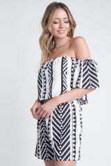 Women's Aztek Off Shoulder 2 Piece Set - Horizon Bliss