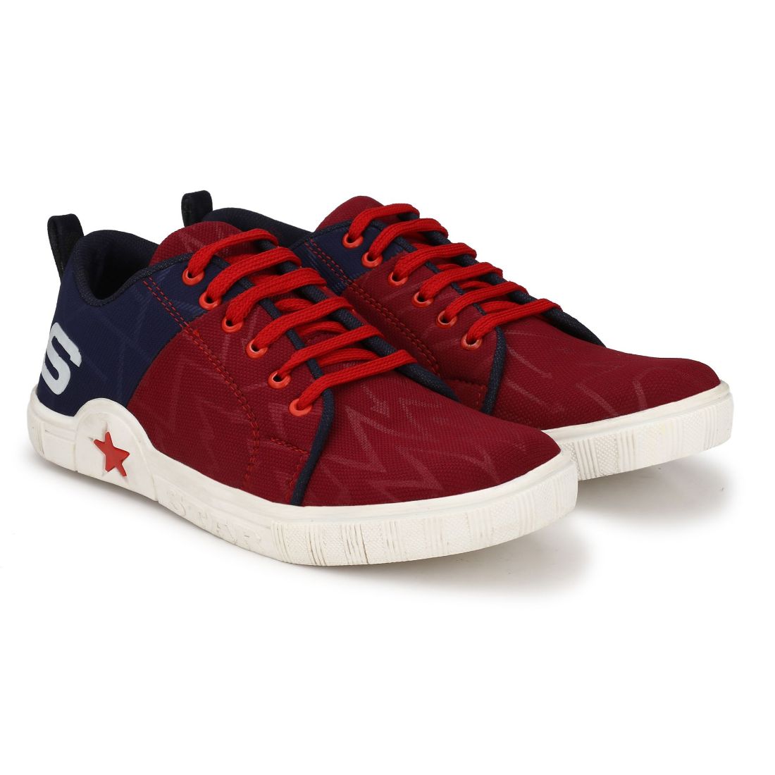 Generic Men Red,Navy,Blue,White Color Canvas - Horizon Bliss