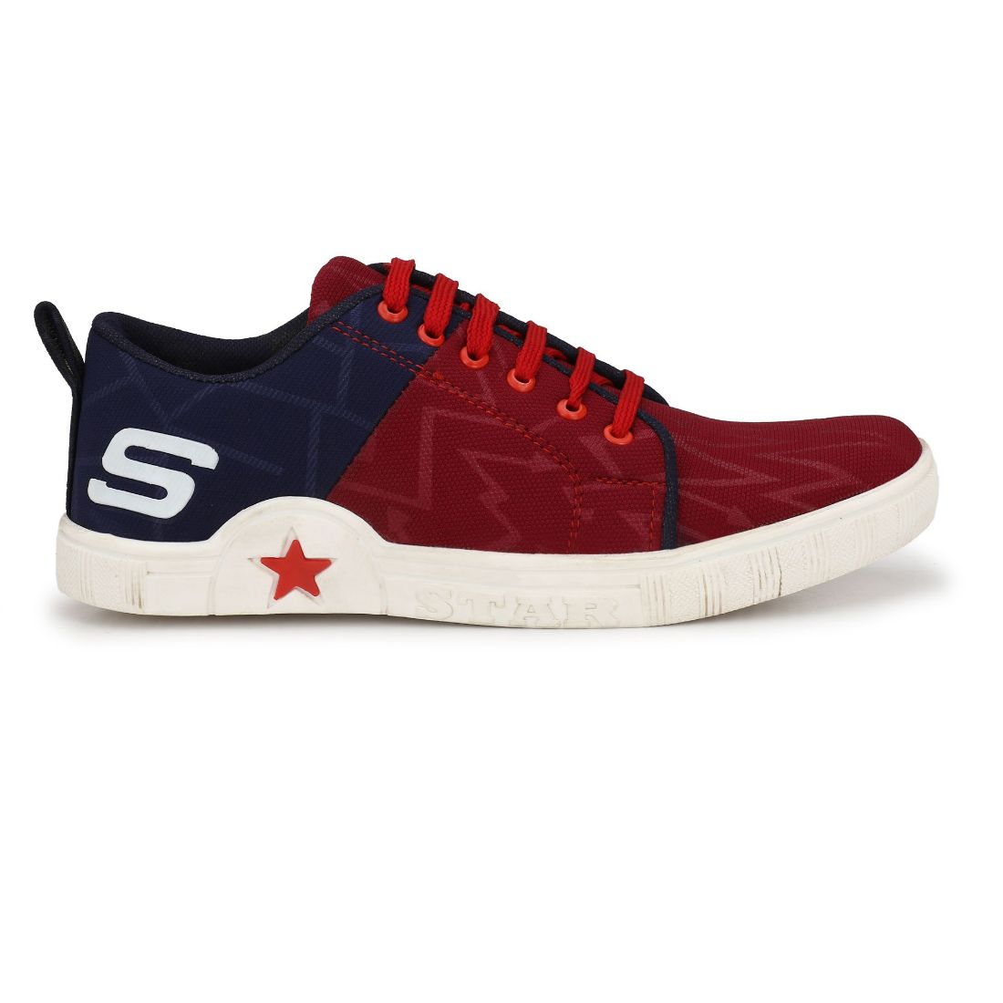 Generic Men Red,Navy,Blue,White Color Canvas - Horizon Bliss