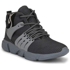 Generic Men Grey,Black Color Mesh Material  Casual - Horizon Bliss