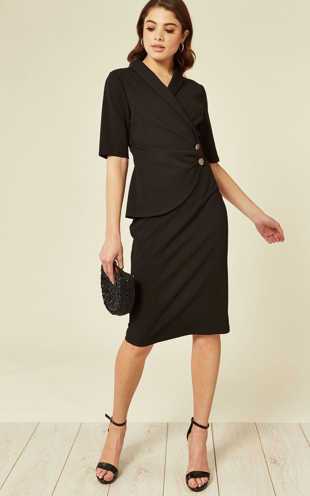 Diane Wrap Blazer Dress - Horizon Bliss