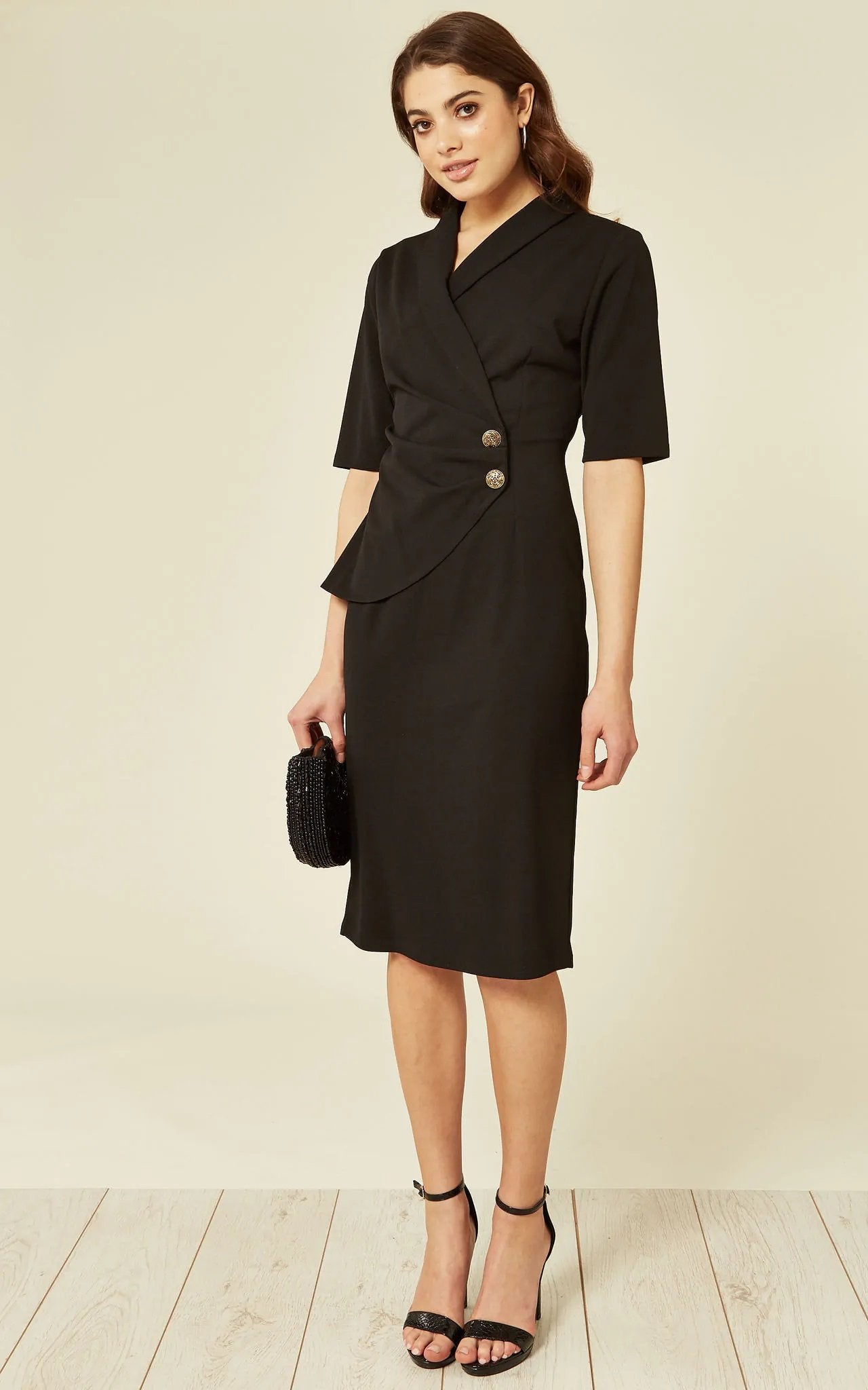 Diane Wrap Blazer Dress - Horizon Bliss