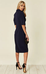 Diane Wrap Blazer Dress - Horizon Bliss