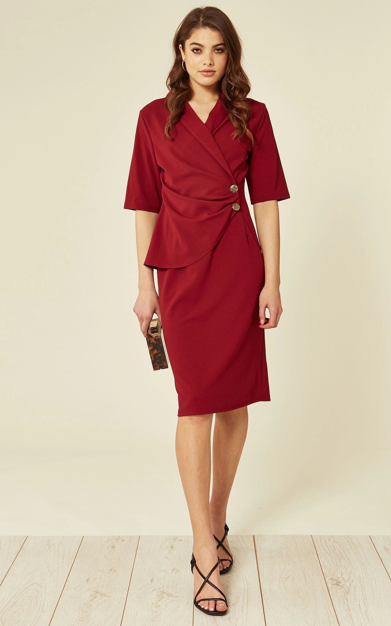 Diane Wrap Blazer Dress - Horizon Bliss