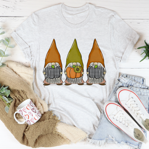 Pumpkin Gnomes Fall Tee