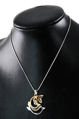 CRYSTAL LAYERED DOLPHIN PENDANT NECKLACE - Horizon Bliss