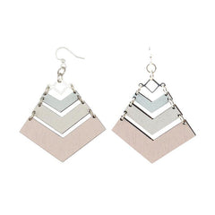 Pastel Chevron Earrings #1659 - Horizon Bliss