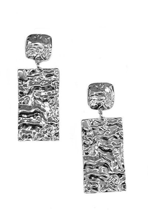 TEXTURED METAL EARRING - Horizon Bliss