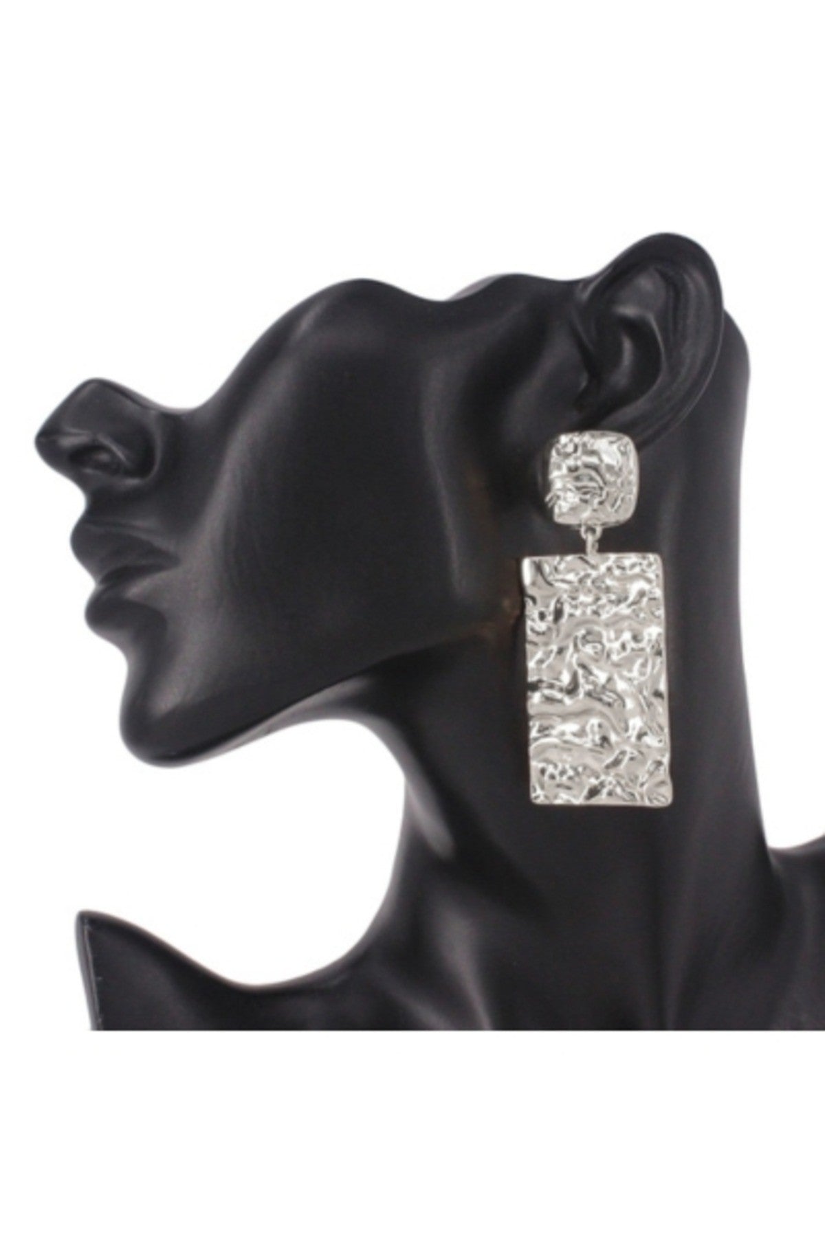 TEXTURED METAL EARRING - Horizon Bliss