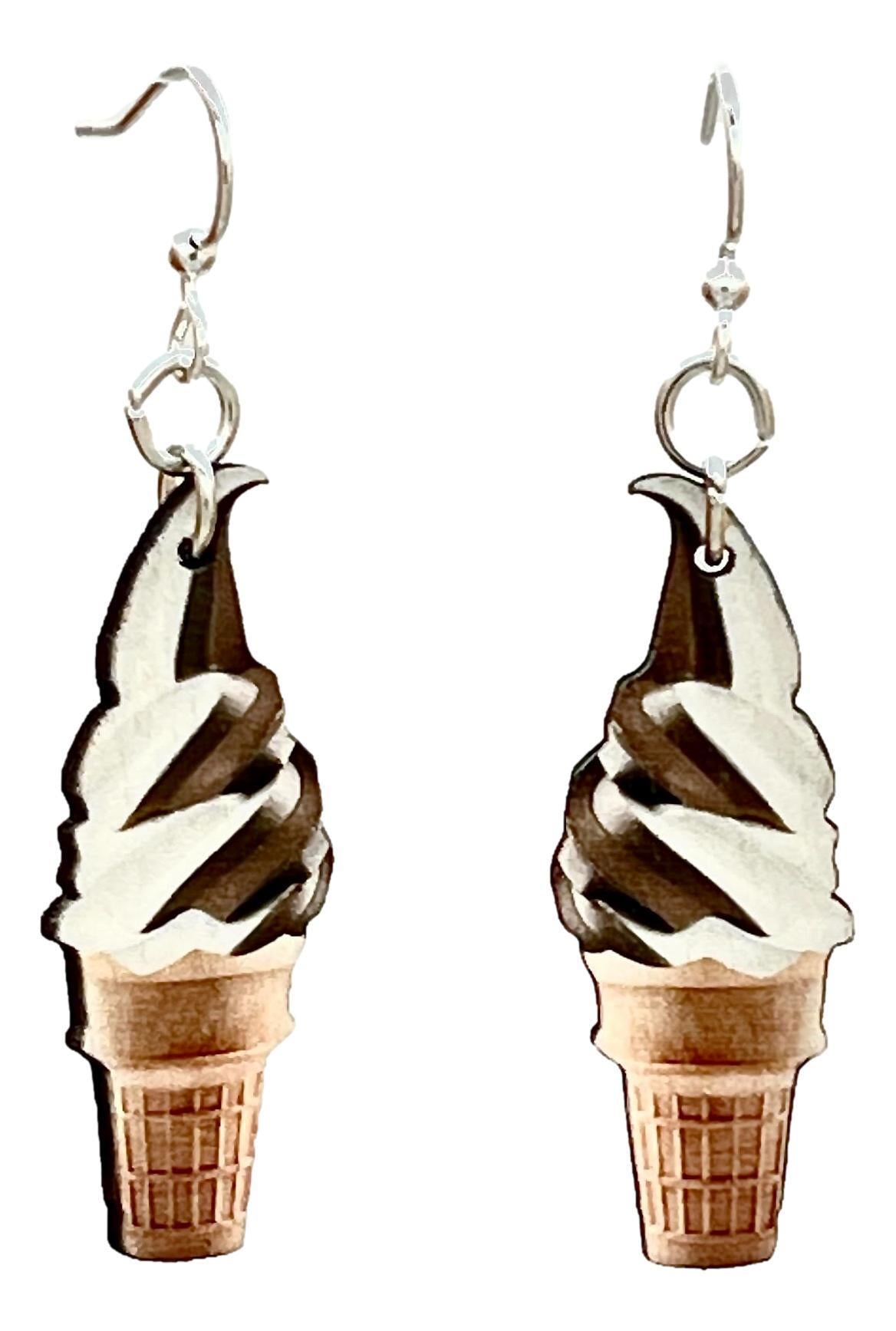 Soft Serve Ice Cream Earrings - Horizon Bliss