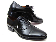 Paul Parkman Captoe Oxfords Black Dress Shoes (ID#78RG61) - Horizon Bliss