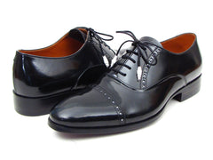 Paul Parkman Captoe Oxfords Black Dress Shoes (ID#78RG61) - Horizon Bliss