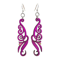 Flowering Scroll Earrings #1755 - Horizon Bliss