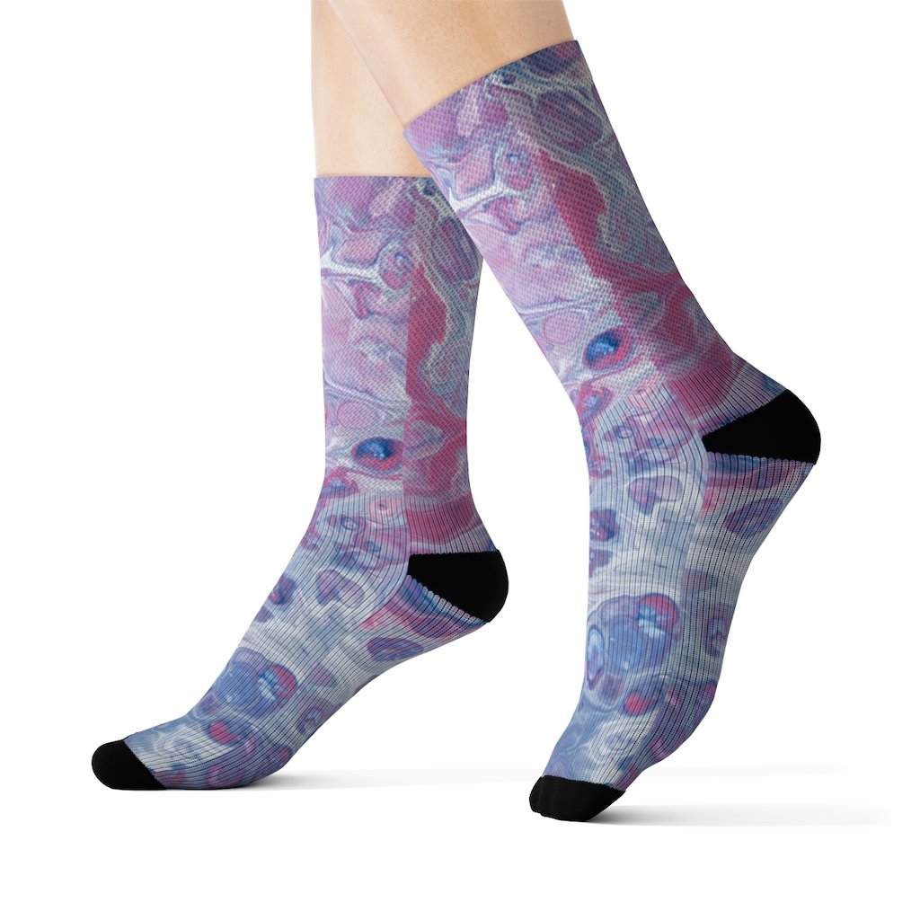 Tie Dye Fun Novelty Socks - Horizon Bliss